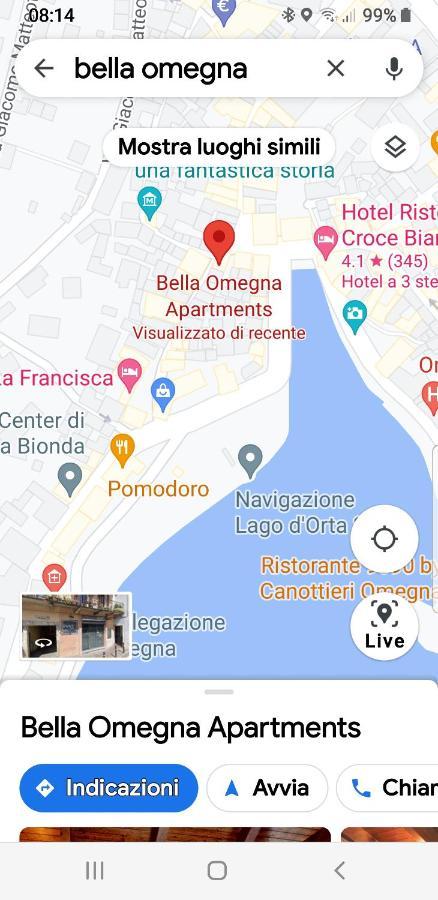 Bella Omegna Apartments מראה חיצוני תמונה